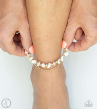Load image into Gallery viewer, Paparazzi Accessories ✽ Beach Expedition - Gold Anklet✽Flat Rate Ship $4.50✽
