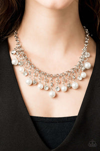 Paparazzi Accessories ✽ HEIR-headed - White Necklace✽Flat Rate Ship $4.50✽ - Image #2