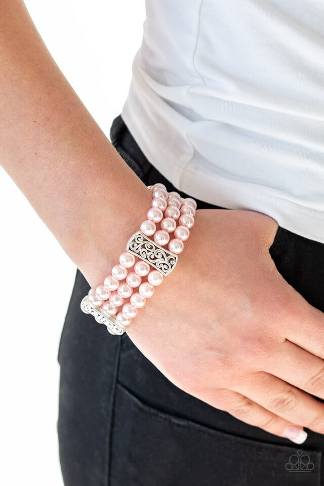 Paparazzi Accessories ❋Ritzy Ritz - Pink Bracelet❋ Flat Rate Ship $4.50❋ - Image #2