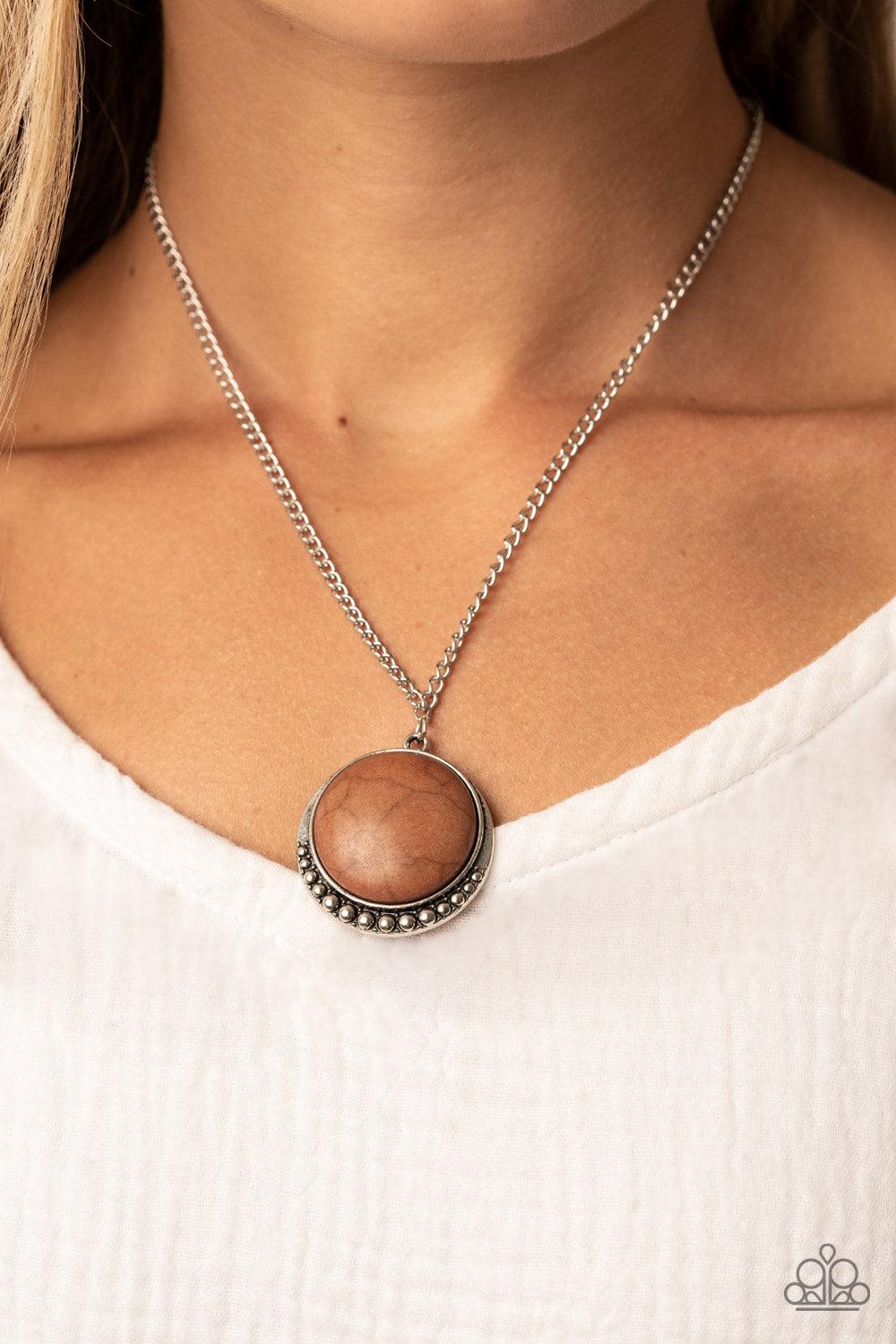 Paparazzi Accessories ❋Mojave Moon - Brown Necklace❋ Flat Rate Ship $4.50❋ - Image #2