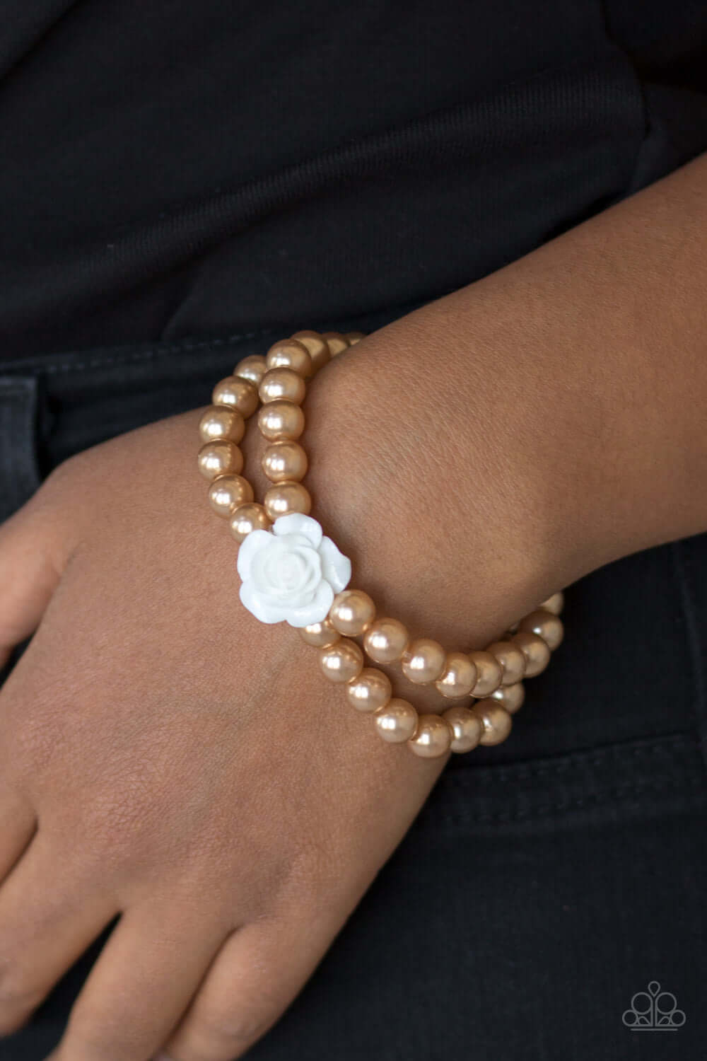 Paparazzi Accessories ✽ Posh and Posy - Brown Bracelet✽Flat Rate Ship $4.50✽ - Image #2