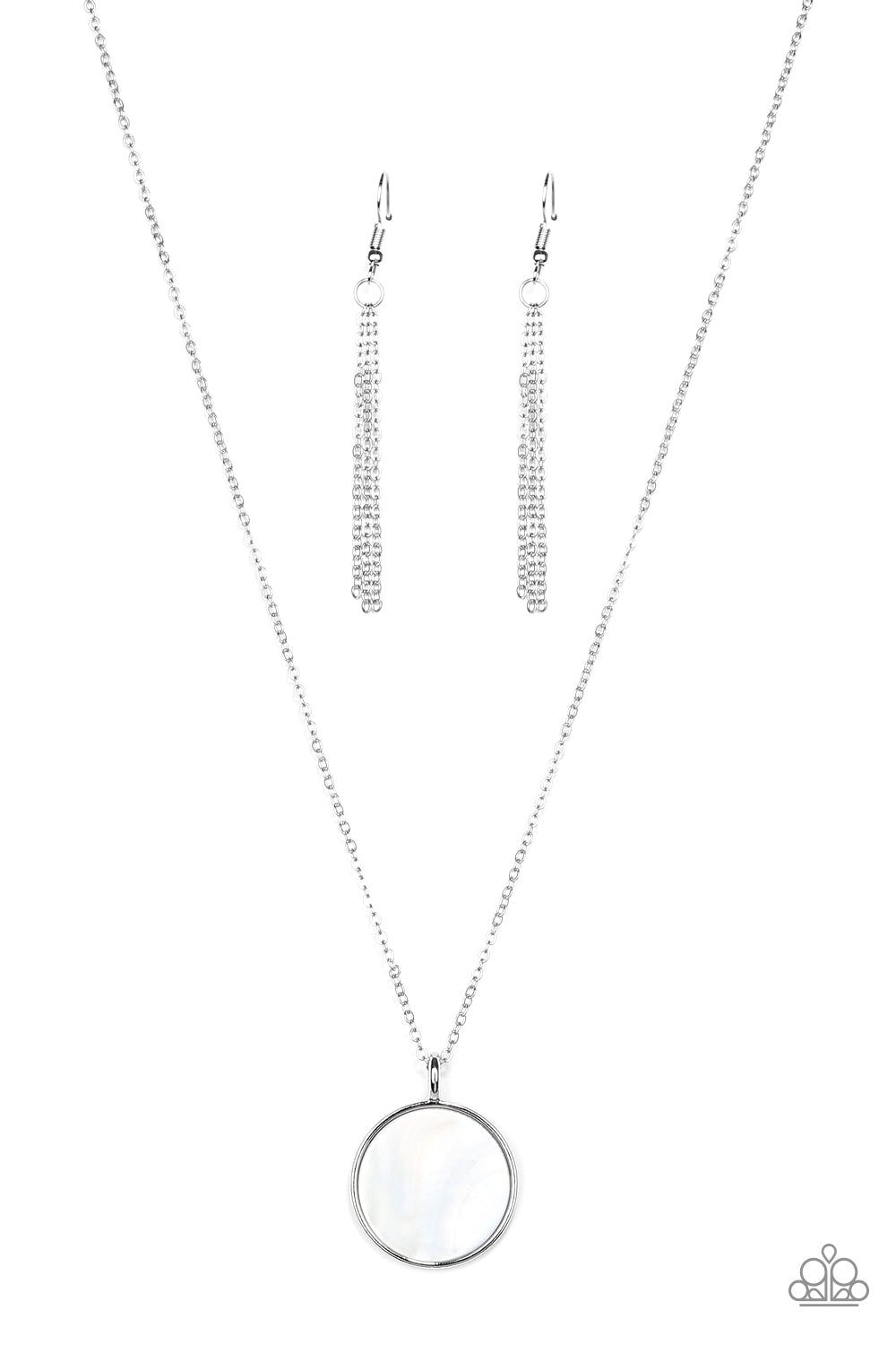 brought✽to✽you✽by✽blingflingbykat✽shimmering-seashores-white-necklace✽paparazzi-accessories