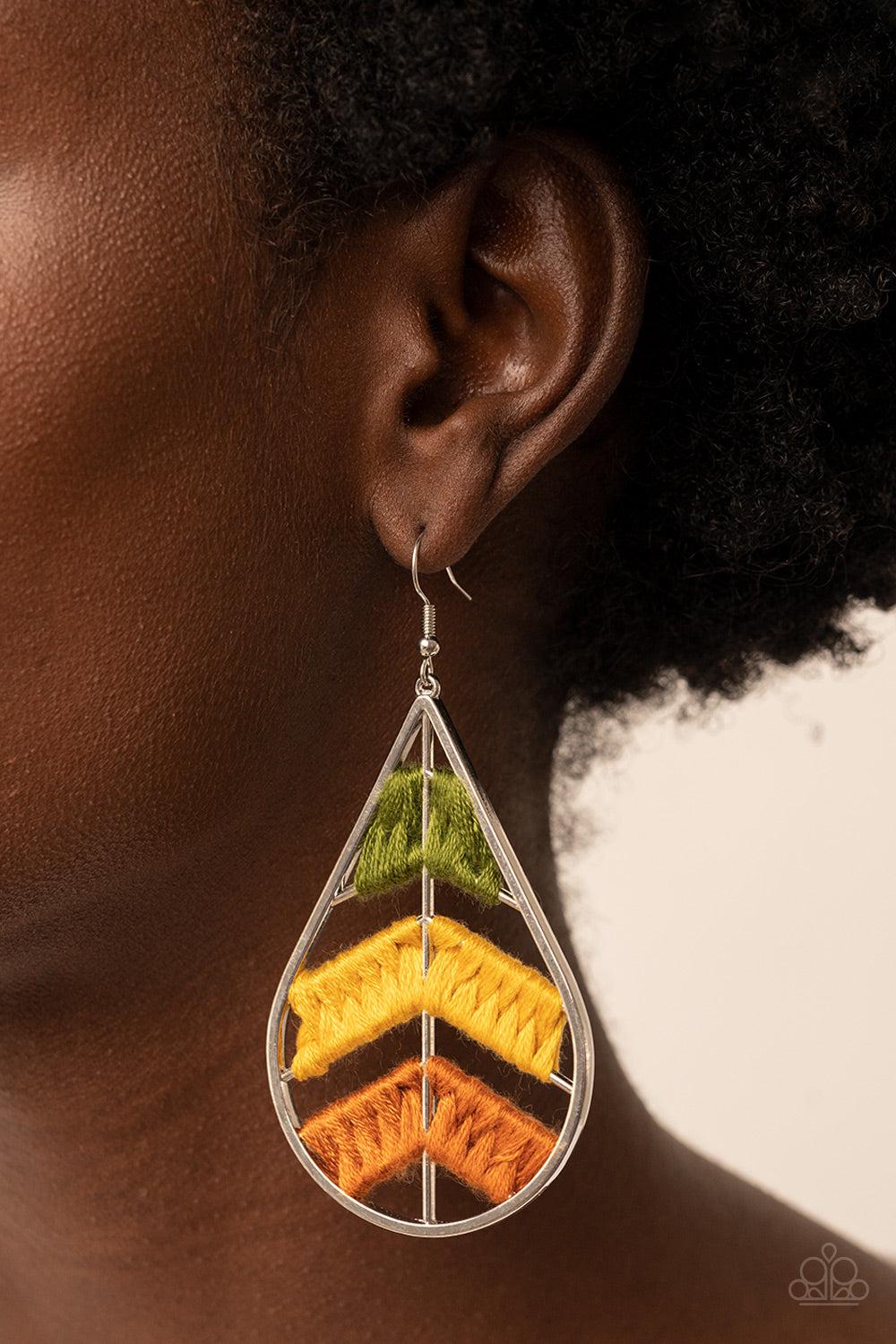 Paparazzi Accessories ❋Nice Threads - Multi Earrings❋ Flat Rate Ship $4.50❋ - Image #2