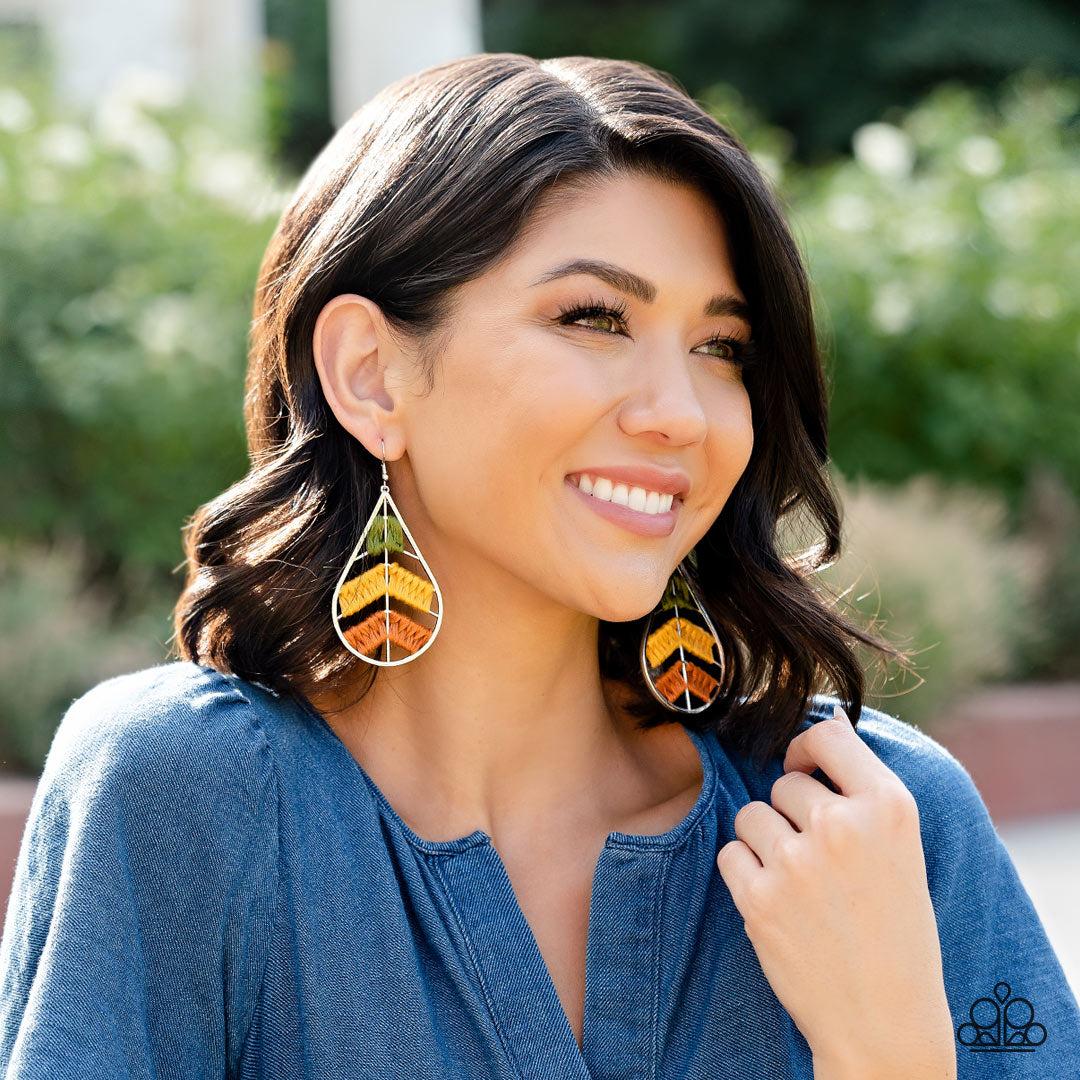 Paparazzi Accessories ❋Nice Threads - Multi Earrings❋ Flat Rate Ship $4.50❋ - Image #3