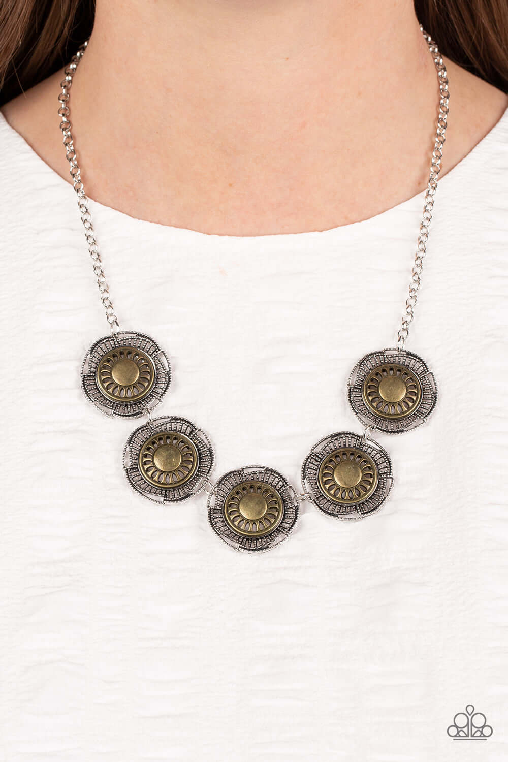 Paparazzi Accessories ❋Desert Décor - Silver Necklace❋ Flat Rate Ship $4.50❋ - Image #2