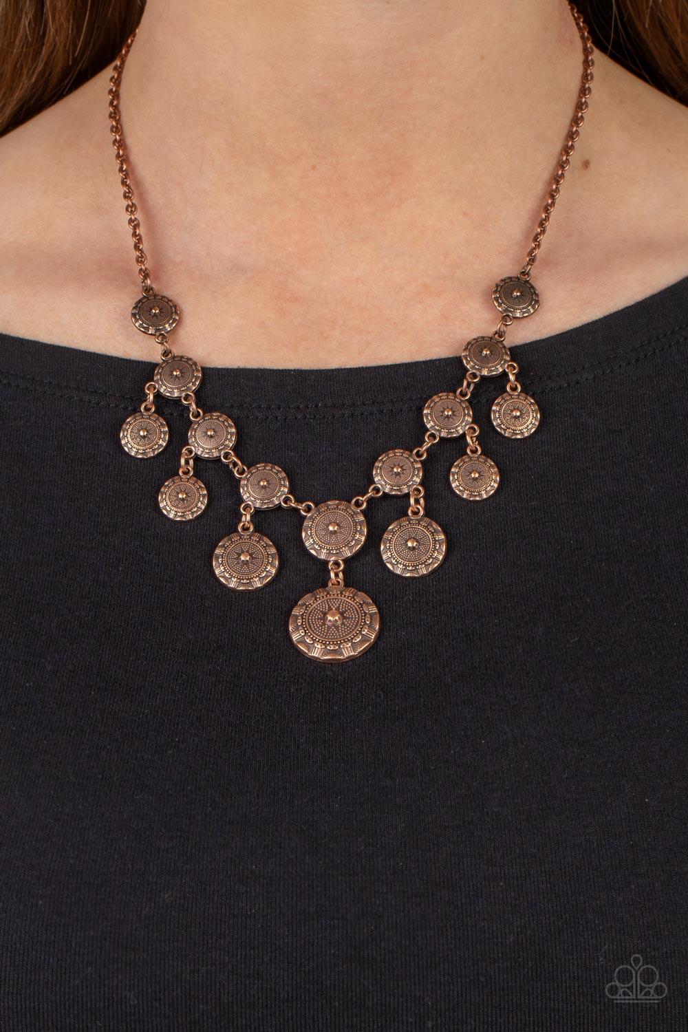 Paparazzi Accessories ❋Sahara Stars - Copper Necklace❋ Flat Rate Ship $4.50❋ - Image #2