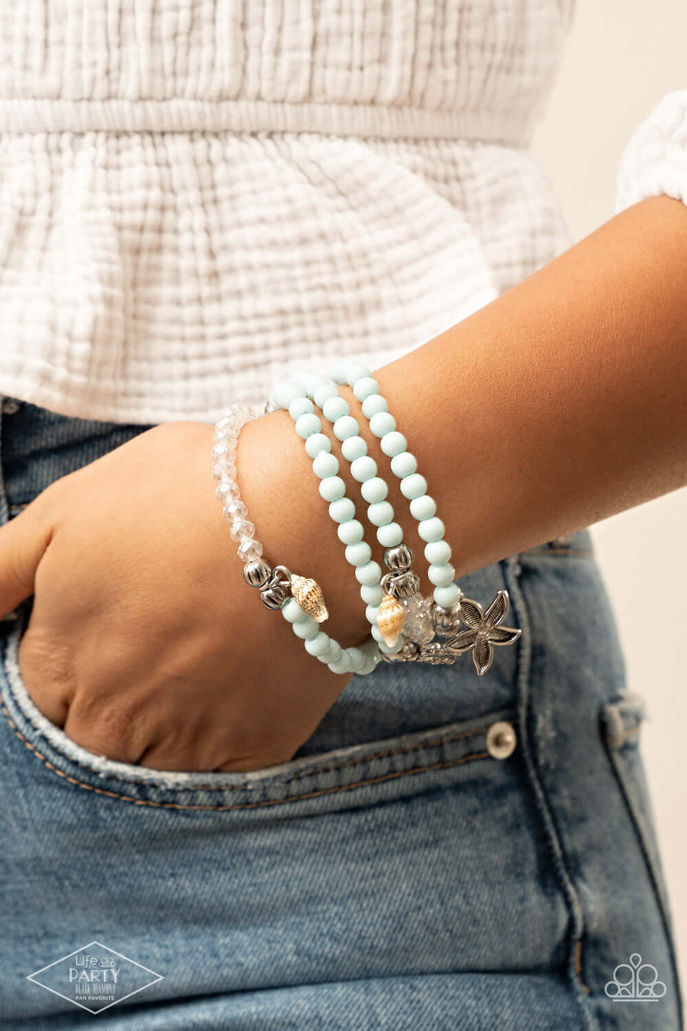 Paparazzi Accessories ❋Ocean Breeze - Blue Bracelet❋ Flat Rate Ship $4.50❋ - Image #2