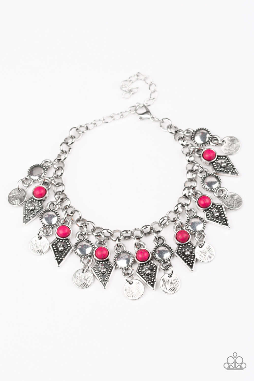 brought✽to✽you✽by✽blingflingbykat✽triassic-trade-route-pink-bracelet✽paparazzi-accessories