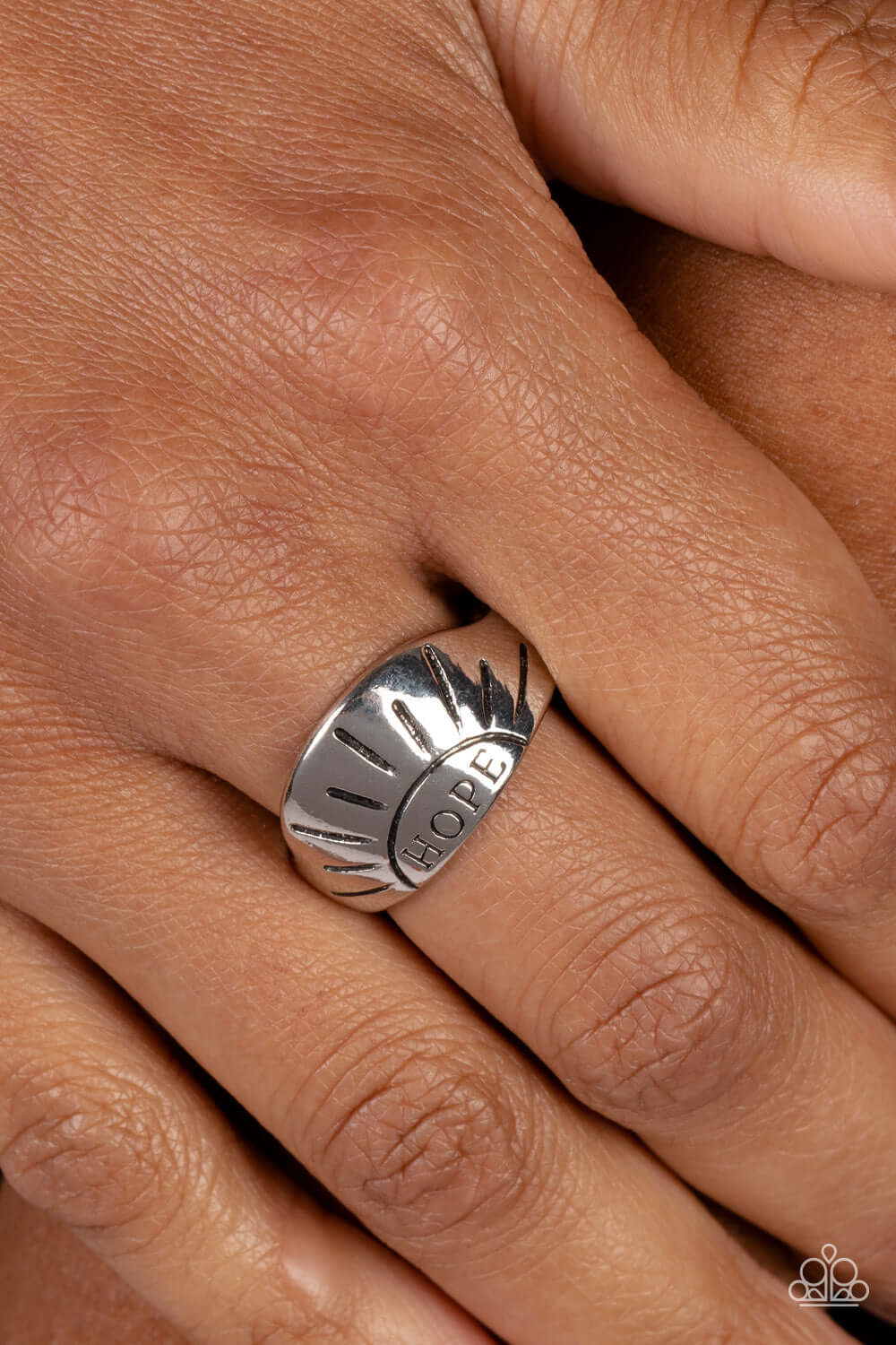 Paparazzi Accessories ❋Hope Rising - Silver Ring❋ Flat Rate Ship $4.50❋ - Image #2
