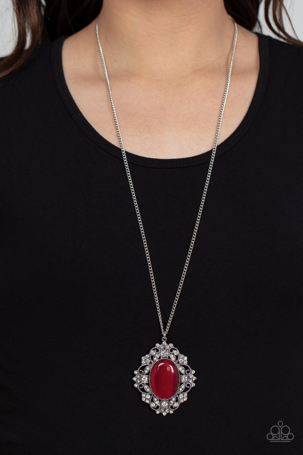 Paparazzi Accessories ❋Dream Board Dazzle - Red Necklace❋ Flat Rate Ship $4.50❋ - Image #2