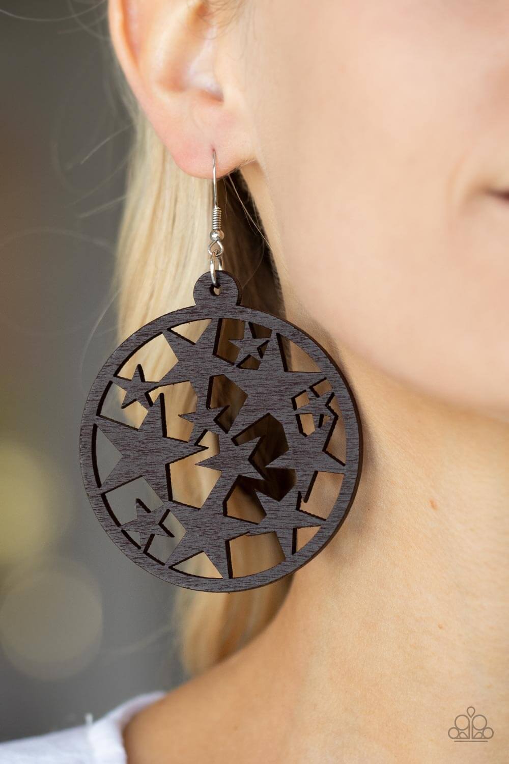 Paparazzi Accessories ❋Cosmic Paradise - Brown Earrings❋ Flat Rate Ship $4.50❋ - Image #2