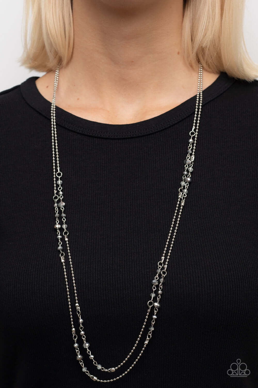 Paparazzi Accessories ❋Petitely Prismatic - Silver Necklace❋ Flat Rate Ship $4.50❋ - Image #2