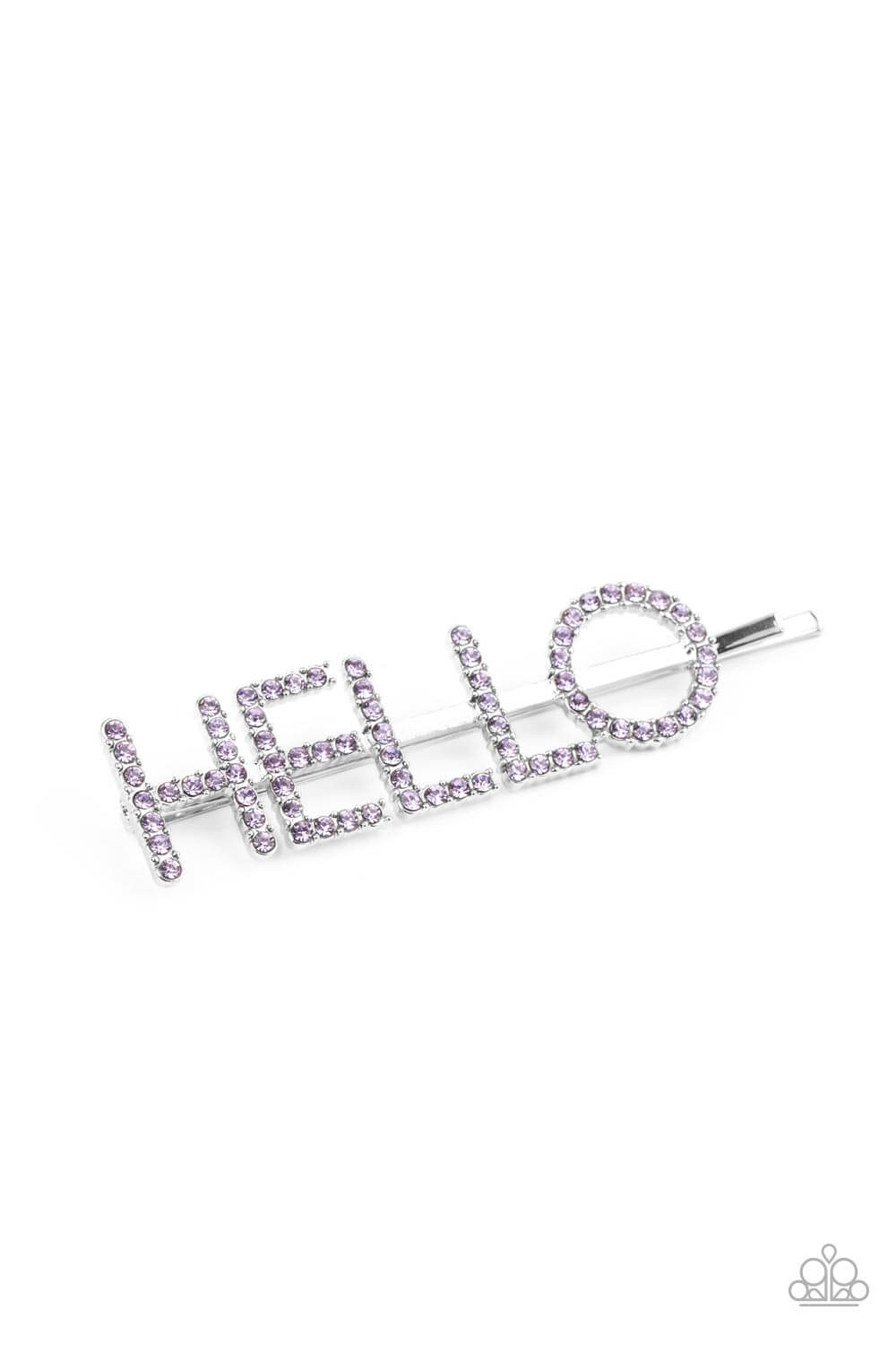 Paparazzi Accessories ❋Hello There - Purple Hair Clip❋ Flat Rate Ship $4.50❋ - Image #2