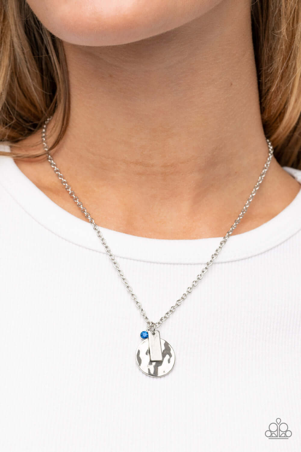 Paparazzi Accessories ❋Minimal EFFORTLESS - Blue Necklace❋ Flat Rate Ship $4.50❋ - Image #2