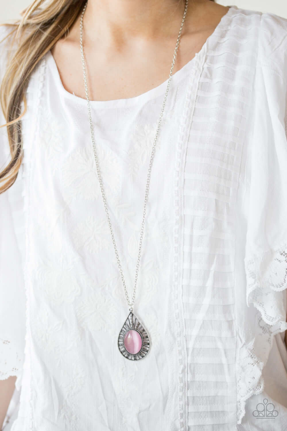 Paparazzi Accessories ✽ Total Tranquility - Pink Necklace✽Flat Rate Ship $4.50✽ - Image #2