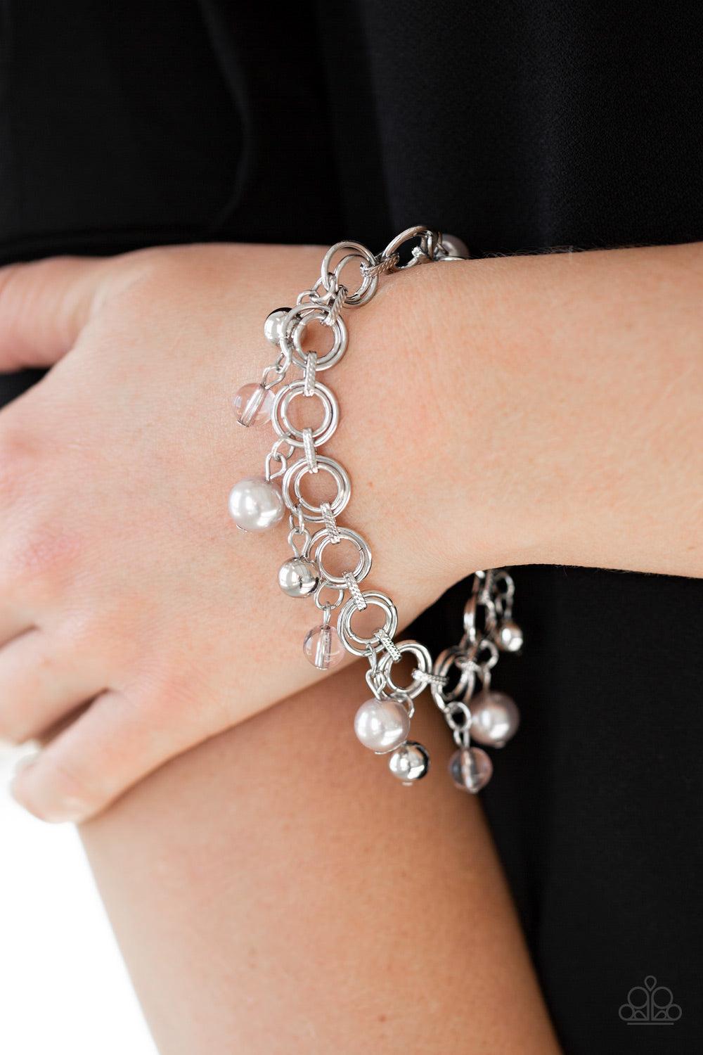 Paparazzi Accessories ❋Fancy Fascination - Silver Bracelet❋ Flat Rate Ship $4.50❋ - Image #2