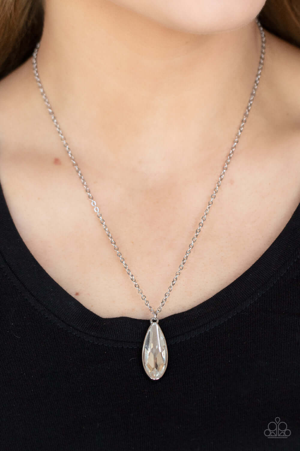 Paparazzi Accessories ❋Prismatically Polished - White Necklace❋ Flat Rate Ship $4.50❋ - Image #2