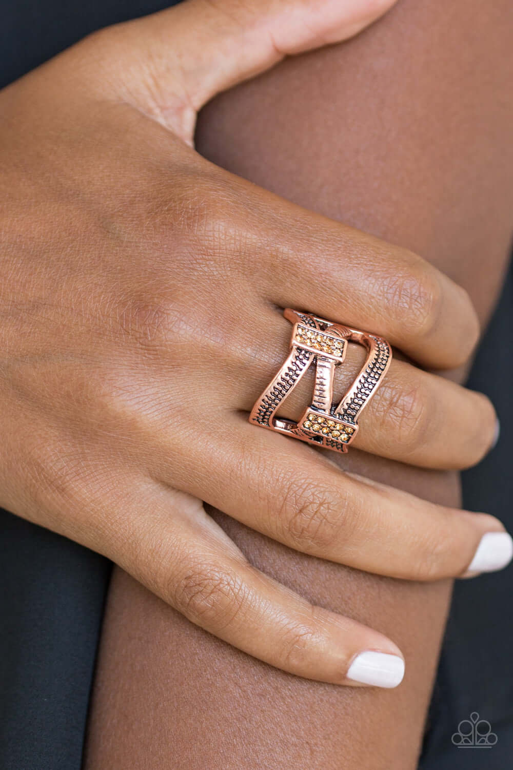 Paparazzi Accessories ✽ Urban Upscale - Copper Ring✽Flat Rate Ship $4.50✽ - Image #2