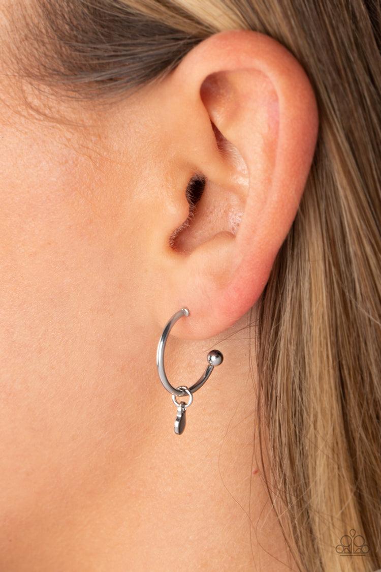 Paparazzi Accessories ❋Modern Model - Silver Earrings❋ Flat Rate Ship $4.50❋ - Image #2