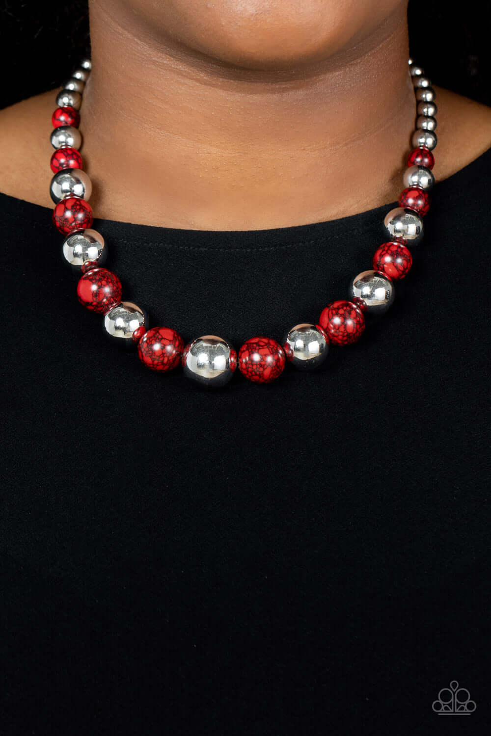 Paparazzi Accessories ❋Stone Age Adventurer - Red Necklace❋ Flat Rate Ship $4.50❋ - Image #2