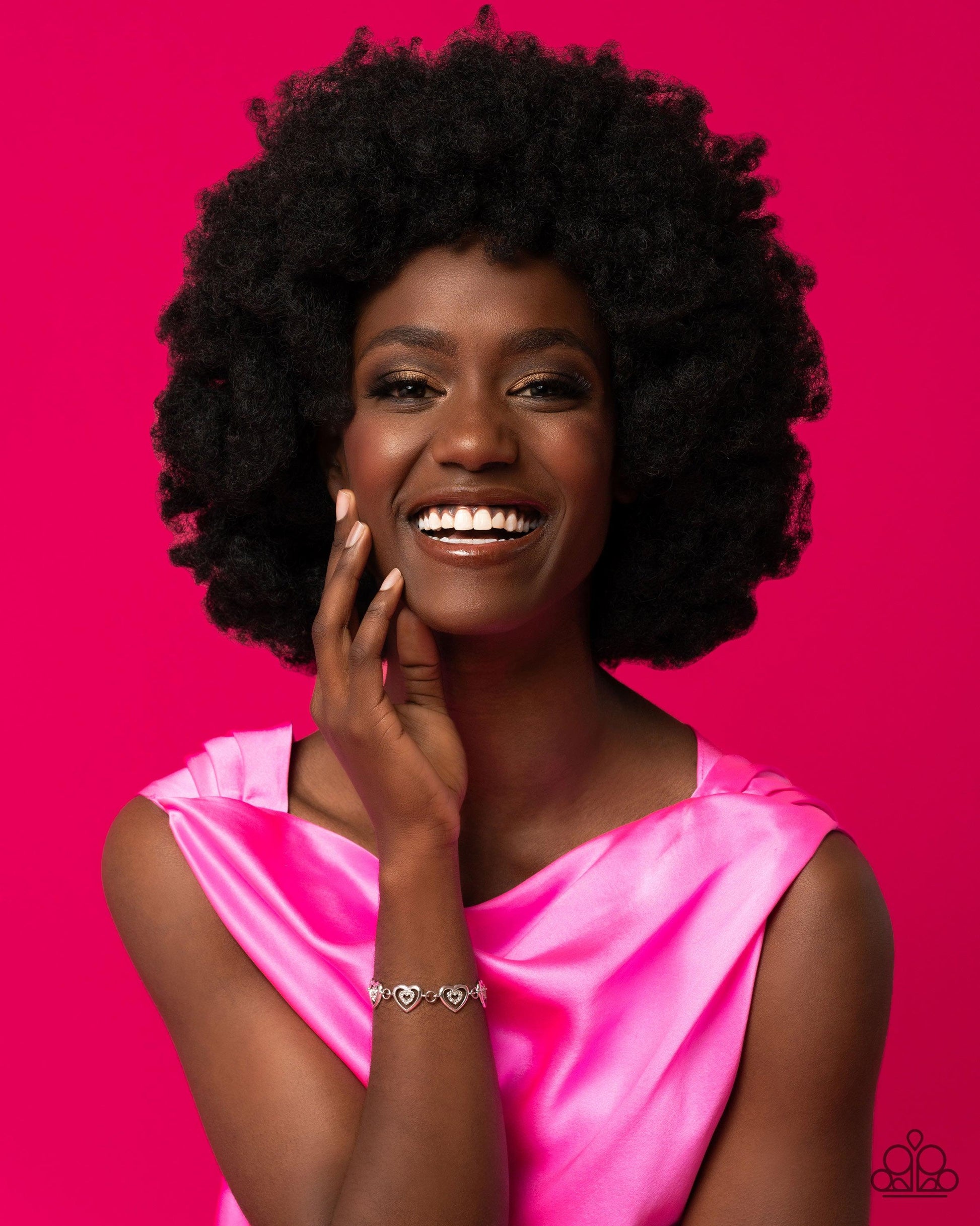 Paparazzi Accessories ❋Catching Feelings - White Bracelet❋ Flat Rate Ship $4.50❋ - Image #3