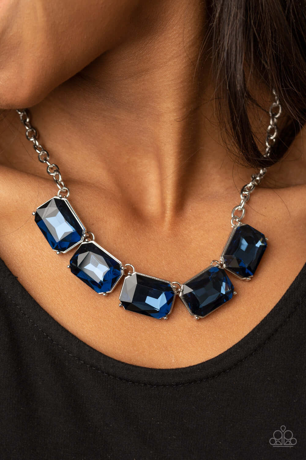 Paparazzi Accessories ✽ Deep Freeze Diva - Blue Necklace✽Flat Rate Ship $4.50✽ - Image #2