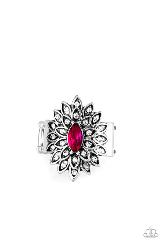 brought✽to✽you✽by✽blingflingbykat✽blooming-fireworks-pink-ring✽paparazzi-accessories