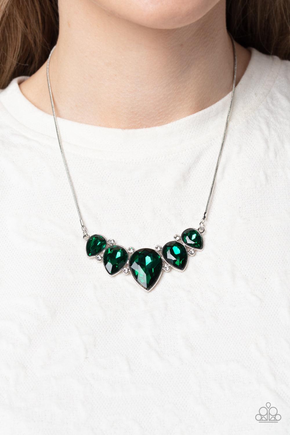 Paparazzi Accessories ❋Regally Refined - Green Necklace❋ Flat Rate Ship $4.50❋ - Image #2