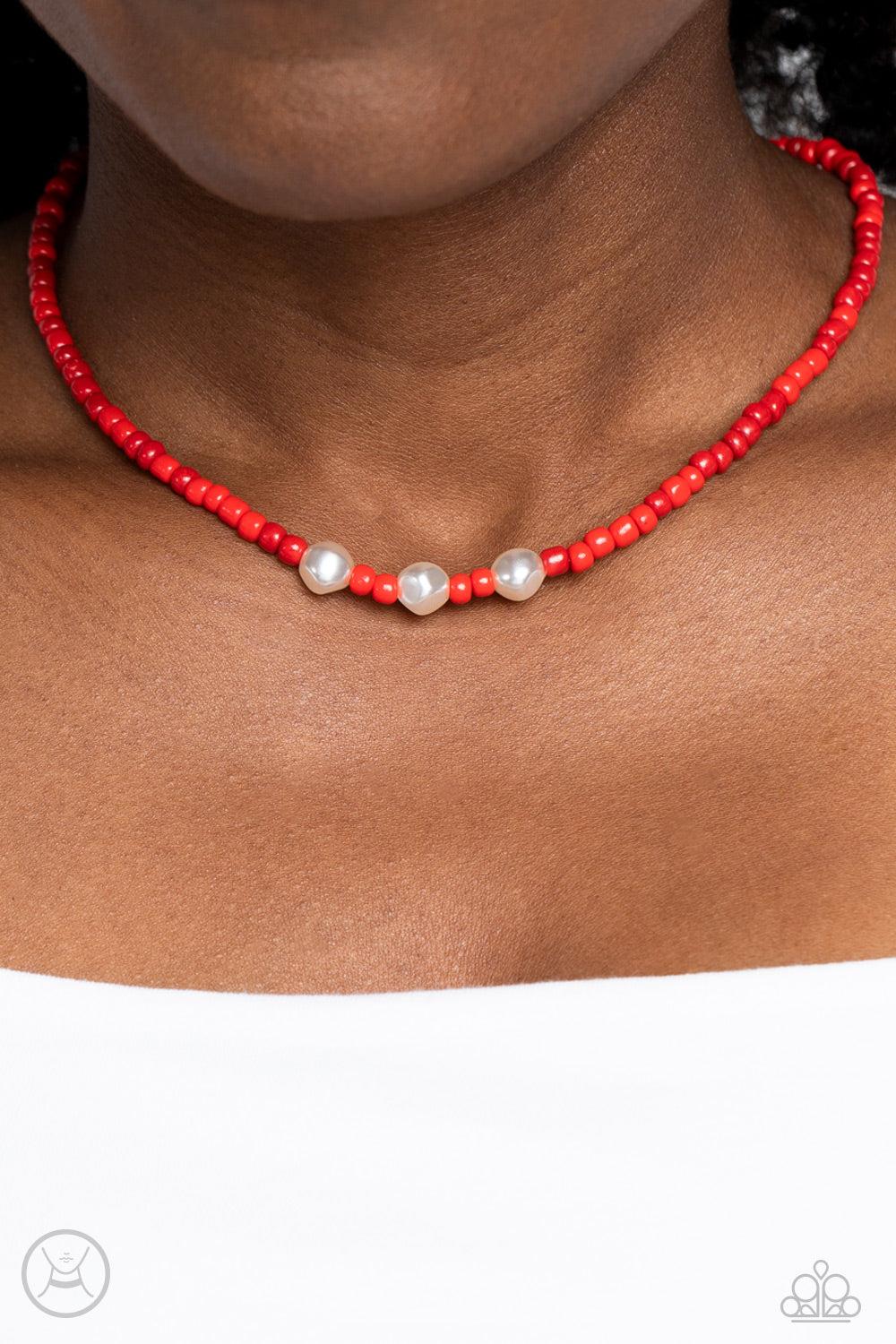 Paparazzi Accessories ❋I Can SEED Clearly Now - Red Necklace❋ Flat Rate Ship $4.50❋ - Image #2