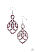 Load image into Gallery viewer, brought✽to✽you✽by✽blingflingbykat✽a-grand-statement-purple-earrings✽paparazzi-accessories
