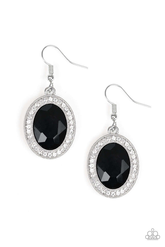 brought✽to✽you✽by✽blingflingbykat✽only-fame-in-town-black-earrings✽paparazzi-accessories