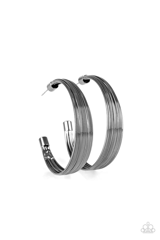 brought✽to✽you✽by✽blingflingbykat✽live-wire-black-earrings✽paparazzi-accessories