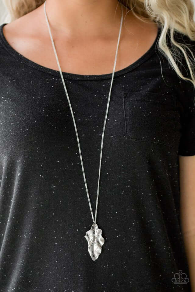 Paparazzi Accessories ❋Fiercely Fall - Silver Necklace❋ Flat Rate Ship $4.50❋ - Image #2