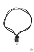 Load image into Gallery viewer, brought✽to✽you✽by✽blingflingbykat✽dodge-a-bullet-black-mens necklace✽paparazzi-accessories
