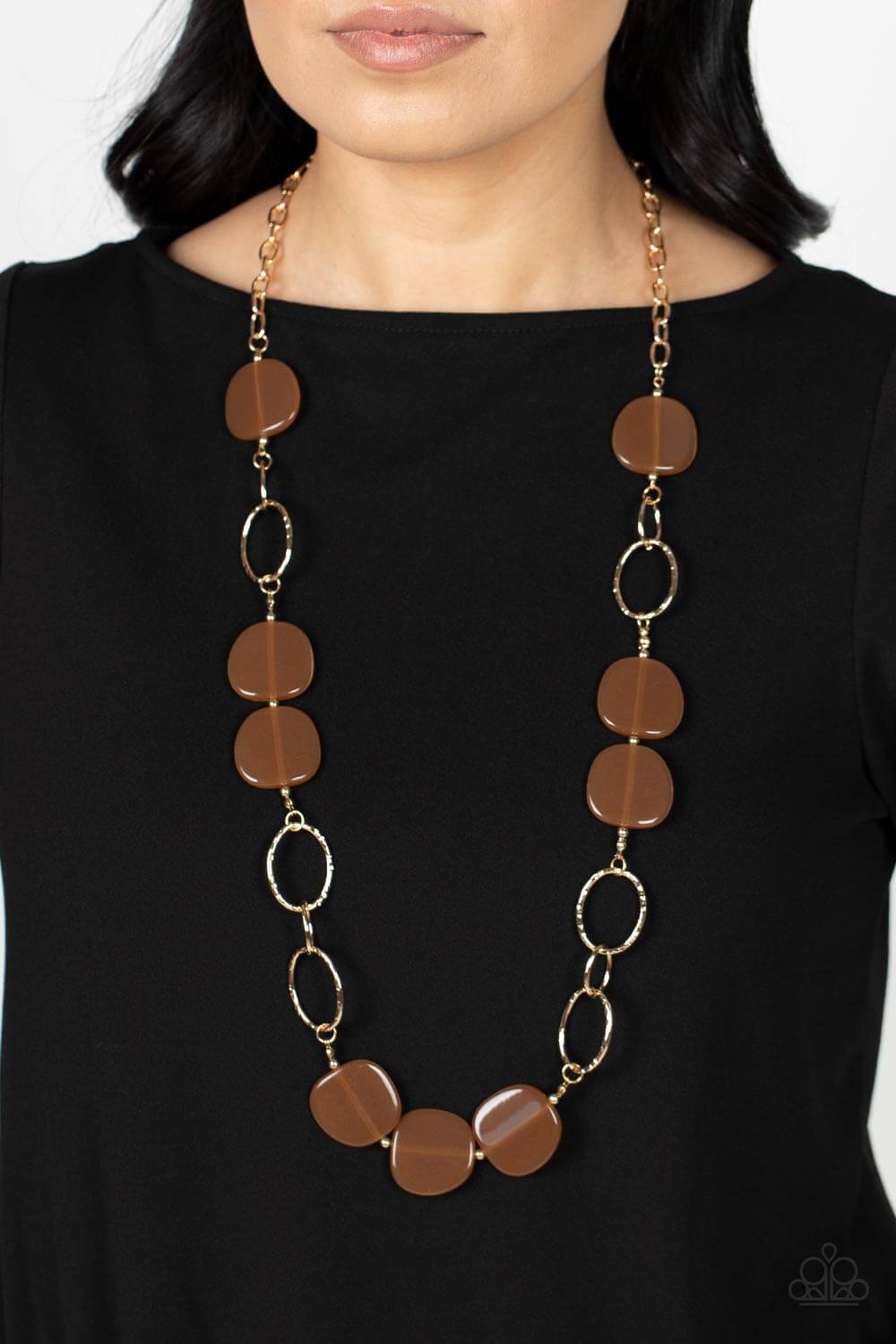 Paparazzi Accessories ❋Posh Promenade - Brown Necklace❋ Flat Rate Ship $4.50❋ - Image #2