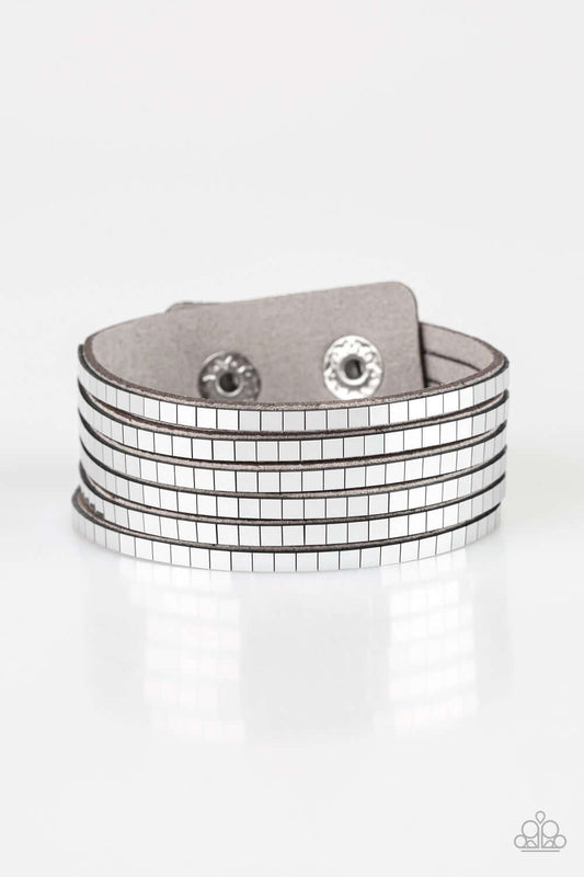 brought✽to✽you✽by✽blingflingbykat✽disco-dazzle-silver-bracelet✽paparazzi-accessories