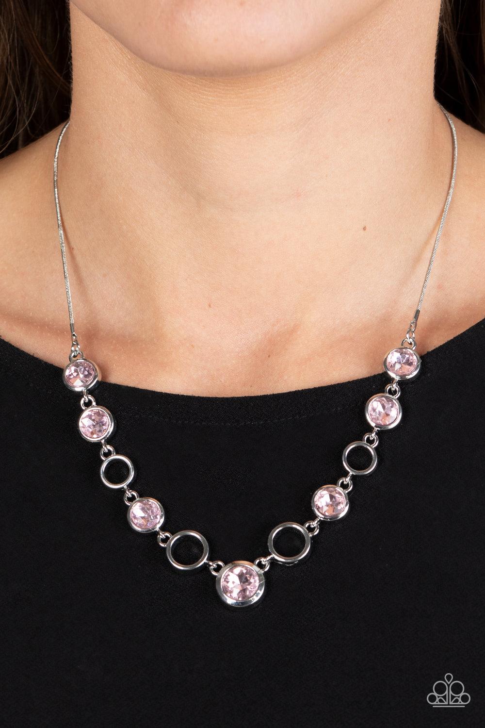 Paparazzi Accessories ❋Elegantly Elite - Pink Necklace❋ Flat Rate Ship $4.50❋ - Image #2