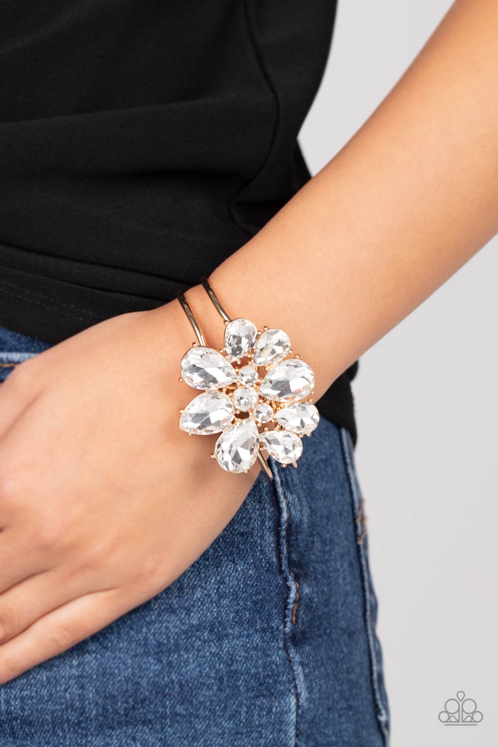 Paparazzi Accessories ❋DAUNTLESS is More - Gold Bracelet❋ Flat Rate Ship $4.50❋ - Image #2