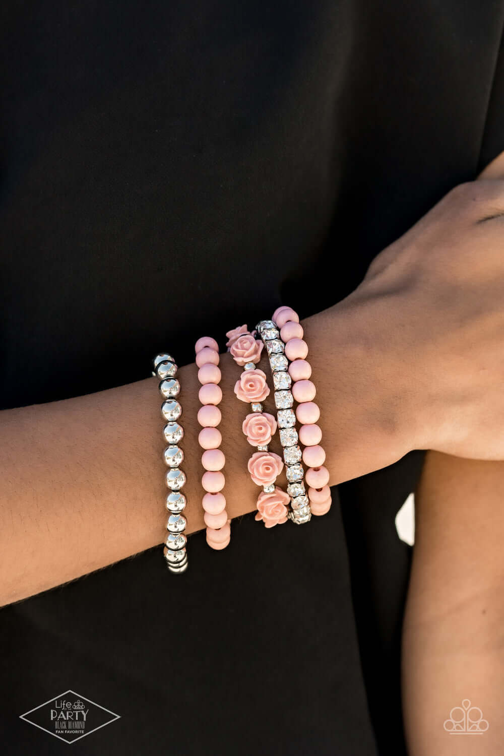 Paparazzi Accessories ❋Rose Garden Grandeur - Pink Bracelet❋ Flat Rate Ship $4.50❋ - Image #2