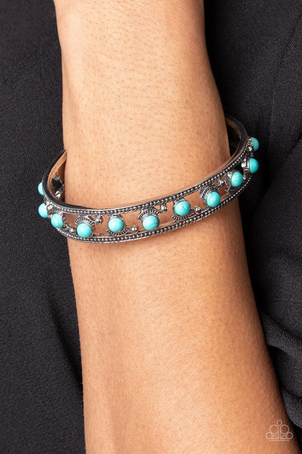 Paparazzi Accessories ❋Badlands Bliss - Blue Bracelet❋ Flat Rate Ship $4.50❋ - Image #2