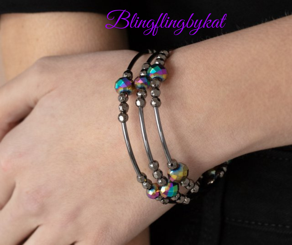 Paparazzi Accessories ✽Showy Shimmer - Multi Bracelet✽Flat Rate Ship $4.50✽ - Image #1