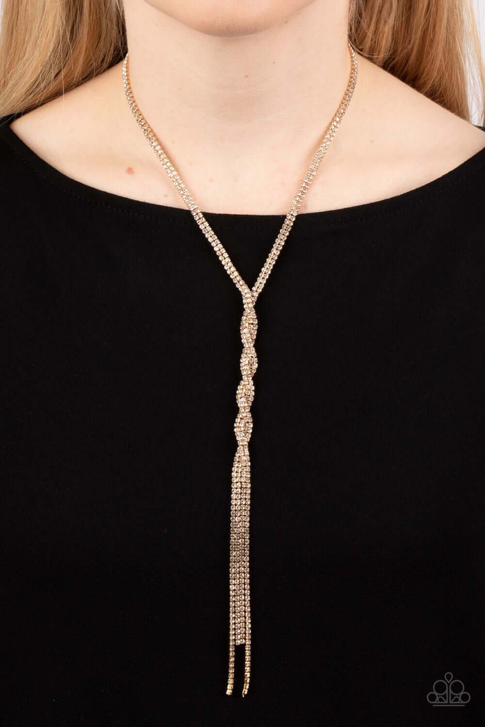 Paparazzi Accessories ❋Impressively Icy - Gold Necklace❋ Flat Rate Ship $4.50❋ - Image #2