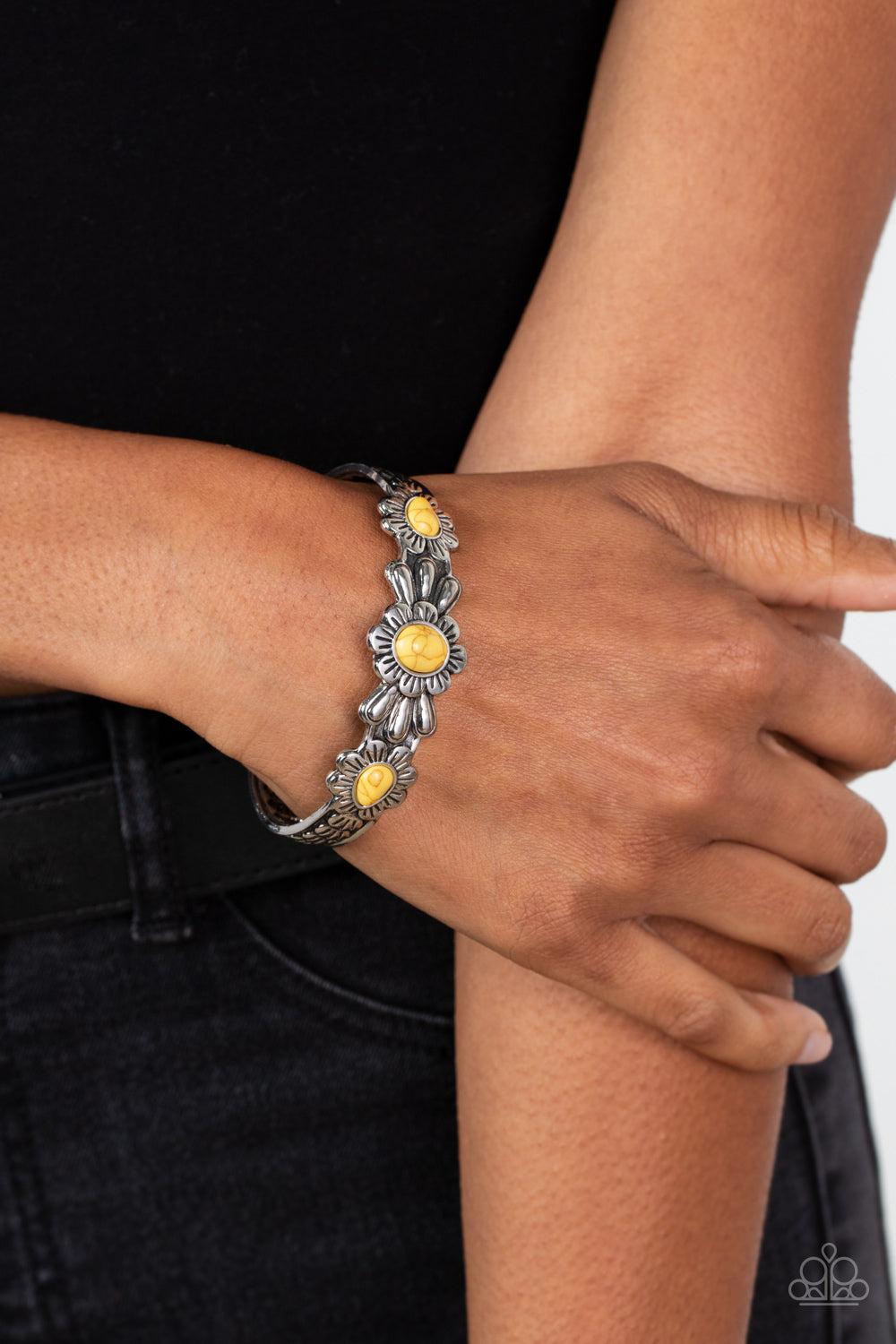 Paparazzi Accessories ❋Winslow Walkabout - Yellow Bracelet❋ Flat Rate Ship $4.50❋ - Image #2