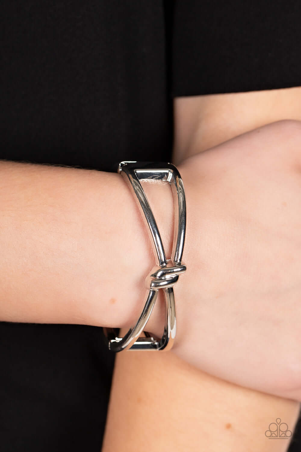Paparazzi Accessories ❋KNOT My First Rodeo - Silver Bracelet❋ Flat Rate Ship $4.50❋ - Image #2