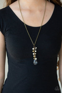 Paparazzi Accessories ❋Teardrop Serenity - Brass Necklace❋ Flat Rate Ship $4.50❋ - Image #2