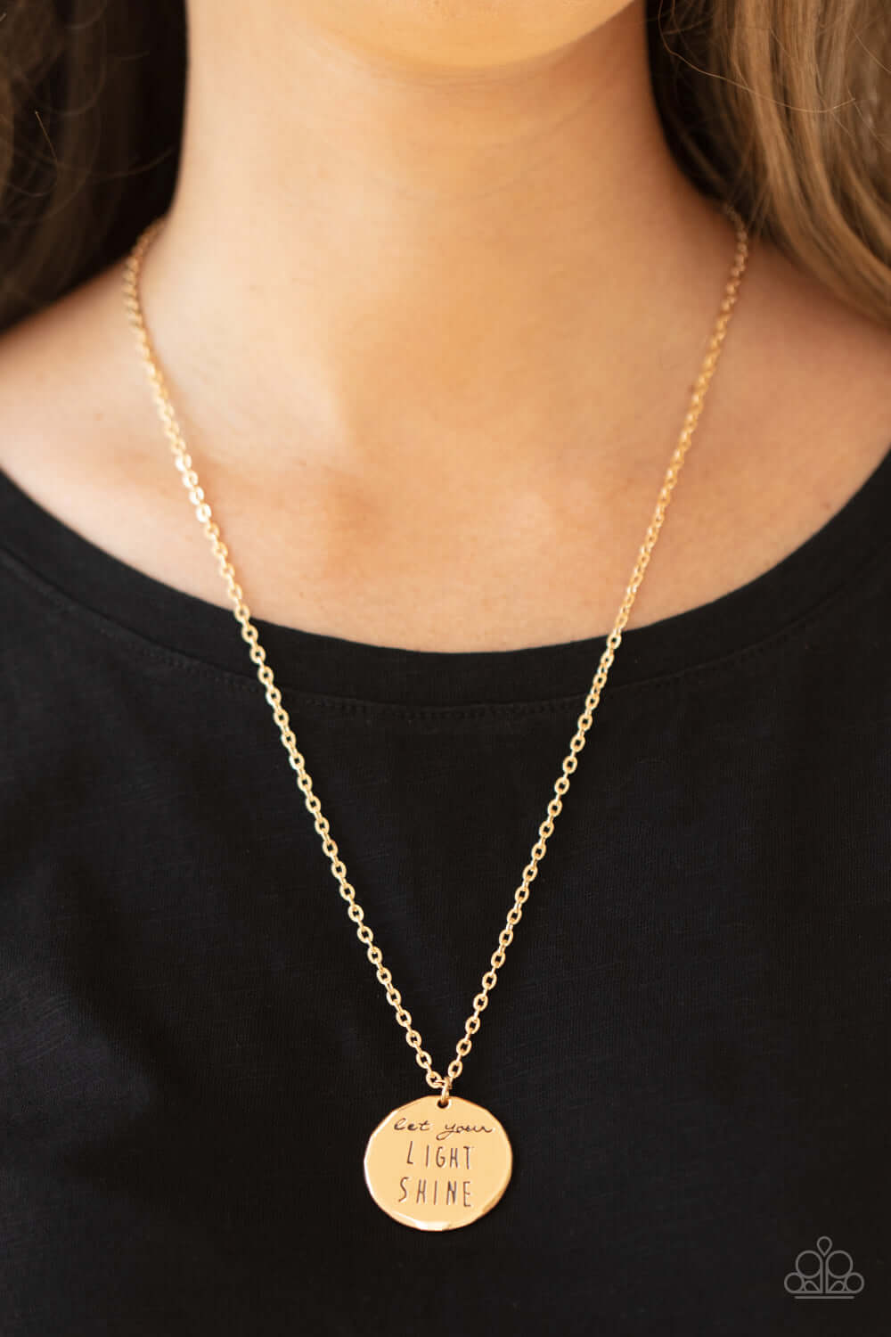 Paparazzi Accessories ❋Light It Up - Gold Necklace❋ Flat Rate Ship $4.50❋ - Image #2