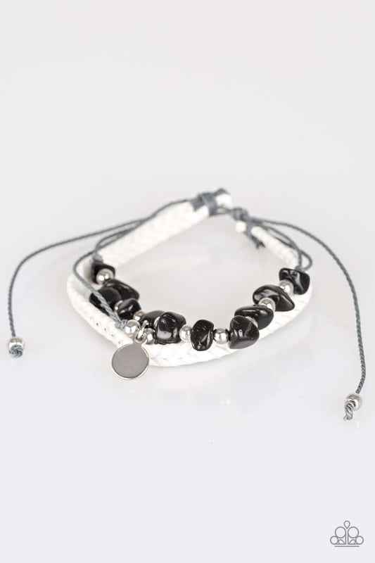 brought✽to✽you✽by✽blingflingbykat✽a-peace-of-work-black-bracelet✽paparazzi-accessories