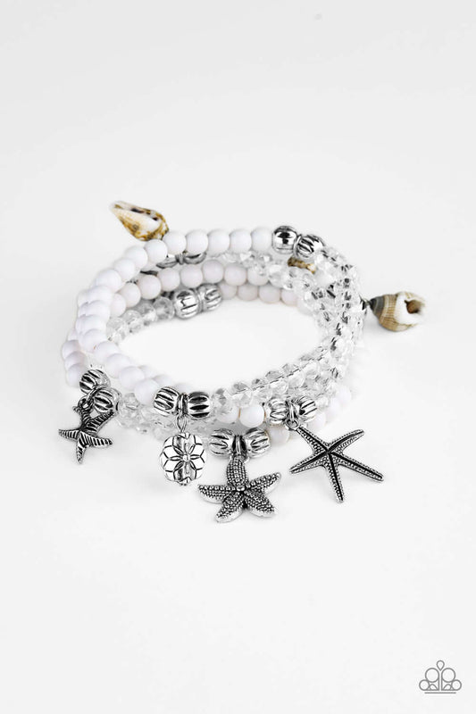 brought✽to✽you✽by✽blingflingbykat✽ocean-breeze-white-bracelet✽paparazzi-accessories