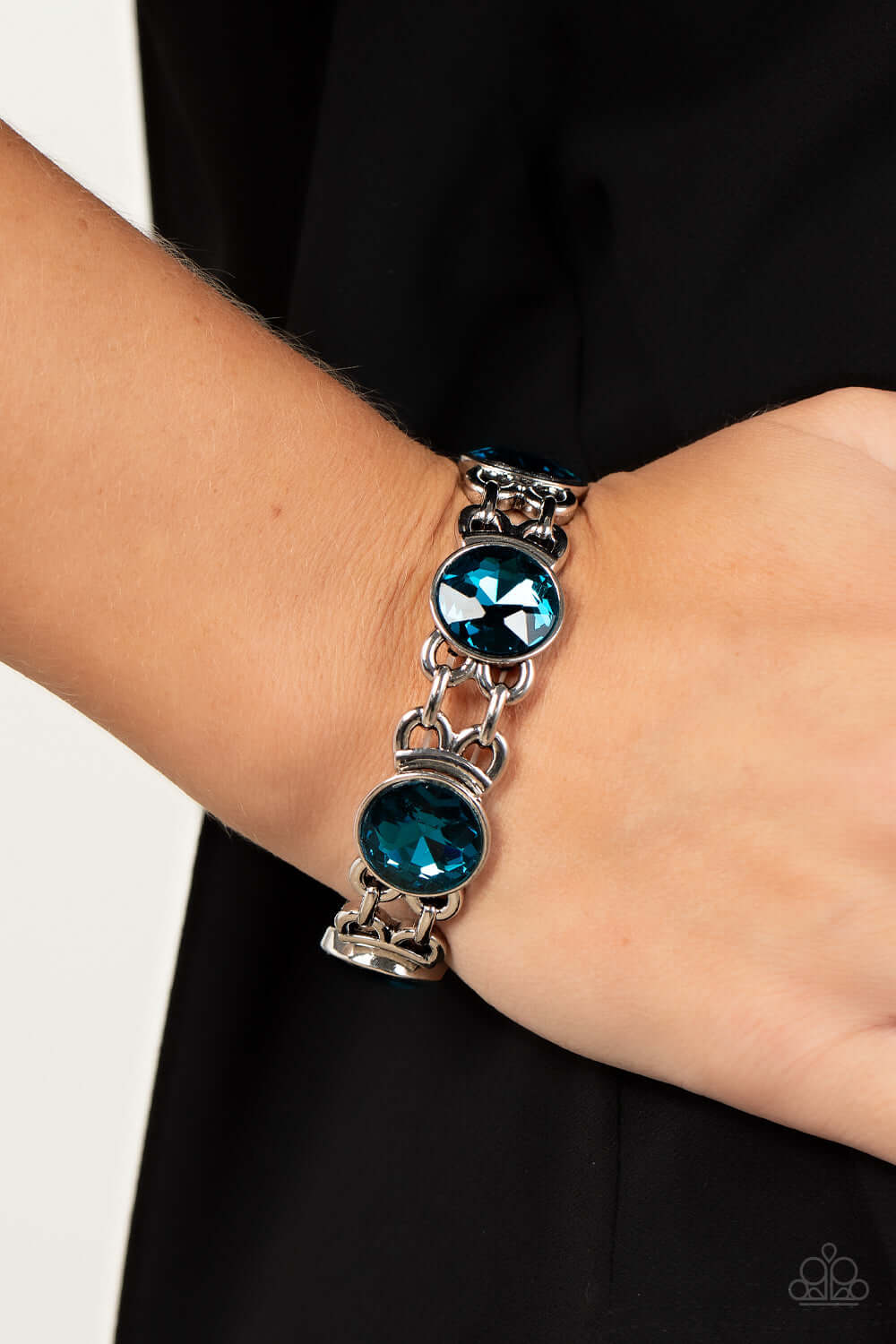 Paparazzi Accessories ❋Devoted to Drama - Blue Bracelet❋ Flat Rate Ship $4.50❋ - Image #2