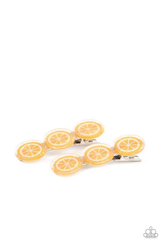 brought-to-you-by-blingflingbykat-charismatically-citrus-orange-hair clip-paparazzi-accessories-